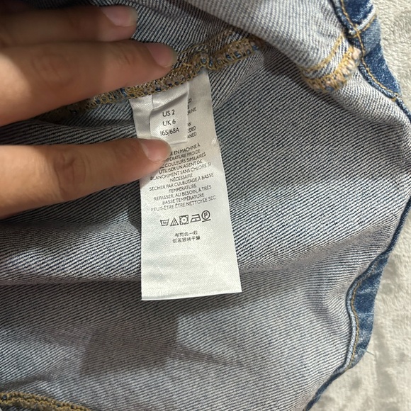 Free people midnight magic denim mini skirt NWT - Picture 9 of 11